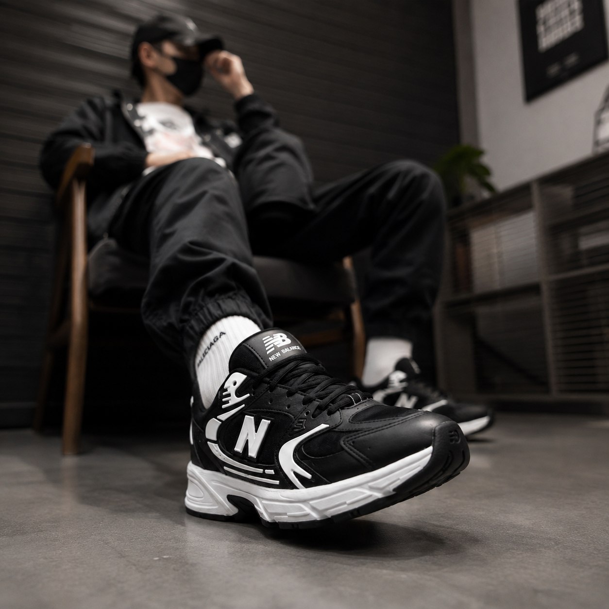 کفش ورزشی مردانه نیوبالانس مدل NB-مشکی